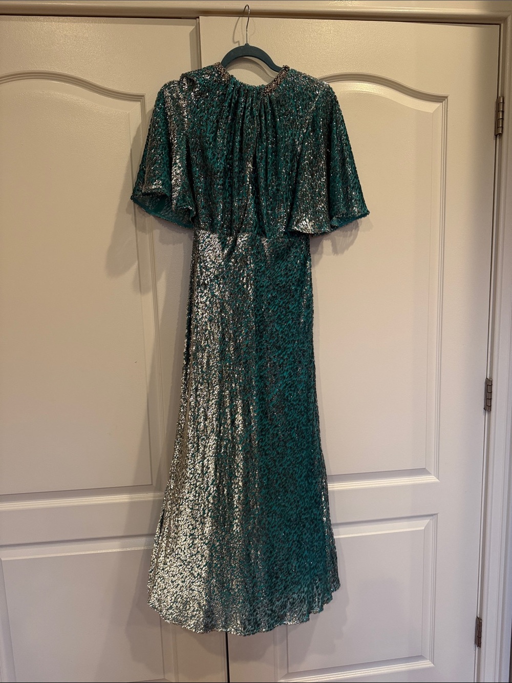 Rebecca Vallance Emerald Green Midi Dress